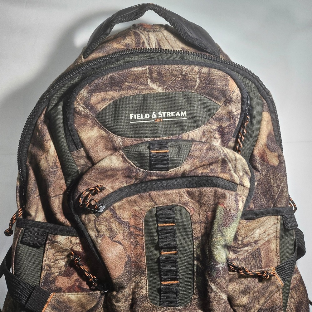 Field & Stream Rogue River Camo Hunting Backpack Outdoor Hiking Pack Brown Green
